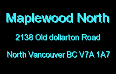 Maplewood North 2138 OLD DOLLARTON V7A 1A7